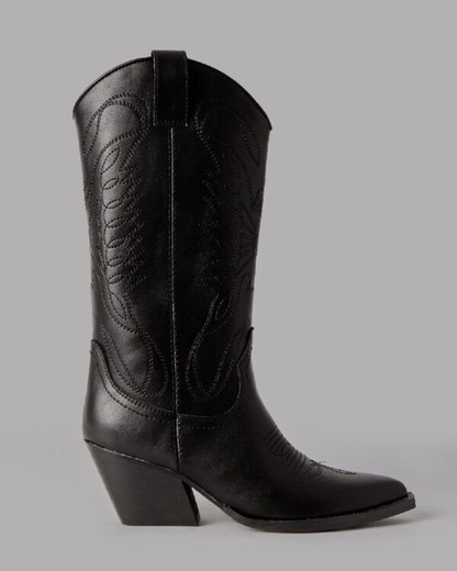 Bota Cowboy Liz Negro marca Corina REF. M3783