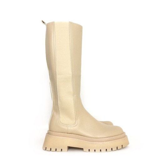 Botas Altas Chelsea Beige marca Corina REF M1732