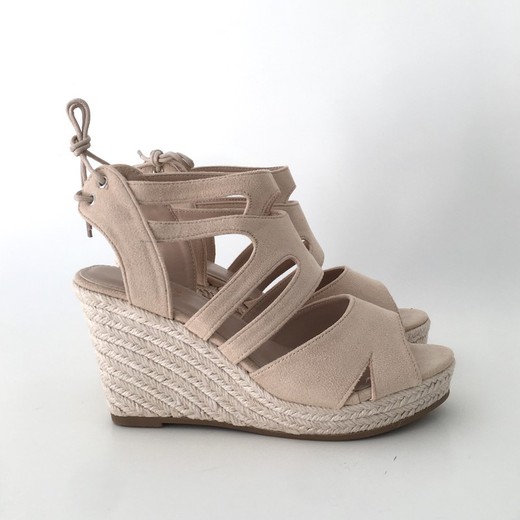 Zeppa Beige Oussi Sparto