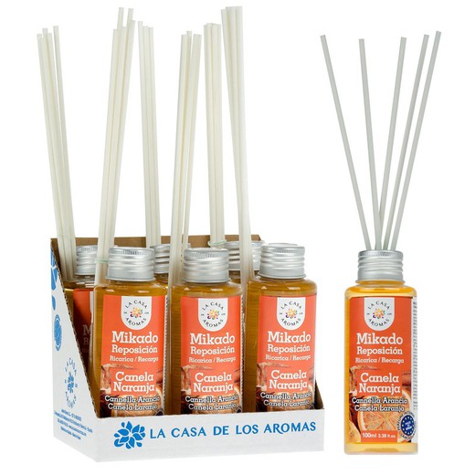 PACK 6 Recharge MIKADO Orange Cannelle (6 X 100ml)