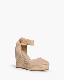 Espadrilla con zeppa naturale Bergi marca Corina RIF M5388