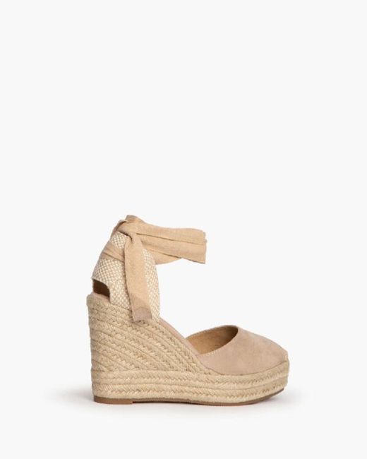 Espadrilla con zeppa naturale Bergi marca Corina RIF M5388