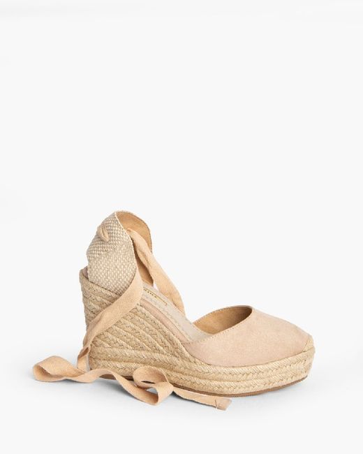 Espadrilla con zeppa naturale Bergi marca Corina RIF M5388