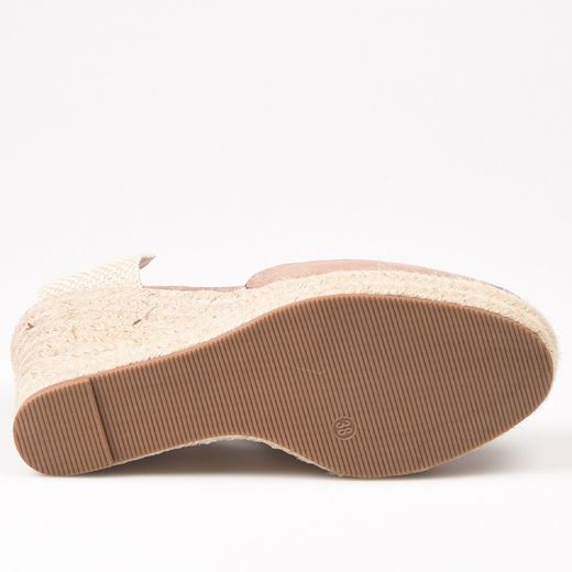 Alpargata Con Cuña Bergi Taupe marca Corina REF M4298