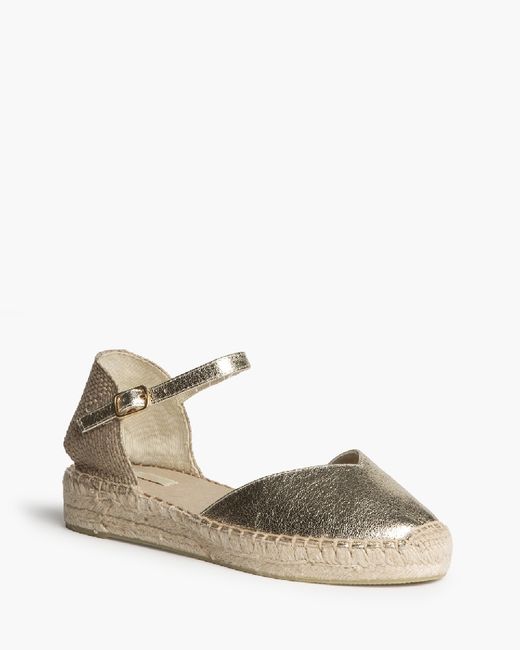 Espadrillas Con Sparto Oro marca Corina RIF. M6353