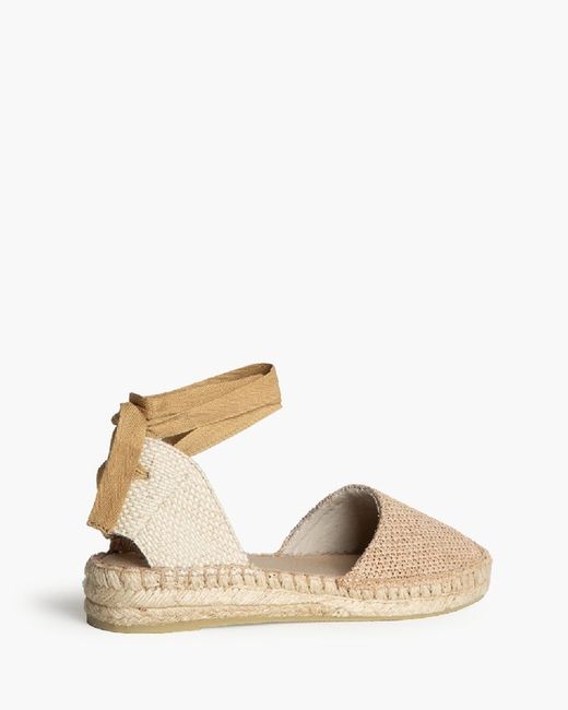 Espadrillas all'uncinetto color cammello marca Corina RIF. M5422