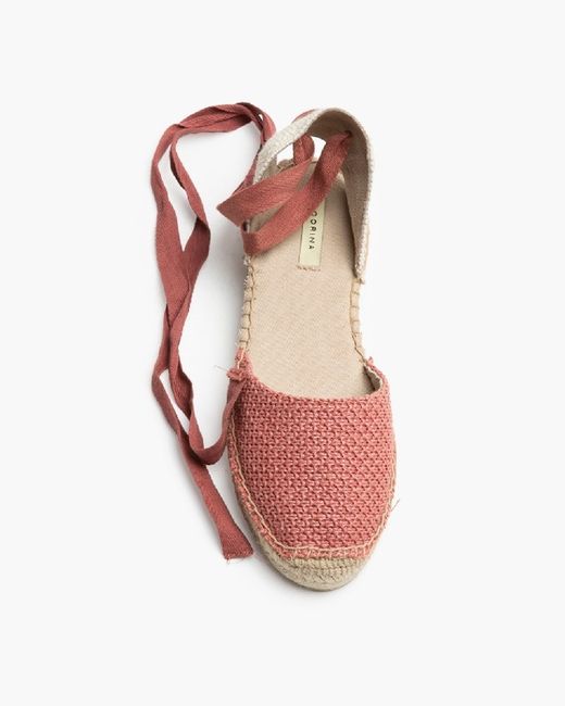 Espadrillas da trucco all'uncinetto marca Corina RIF. M5422