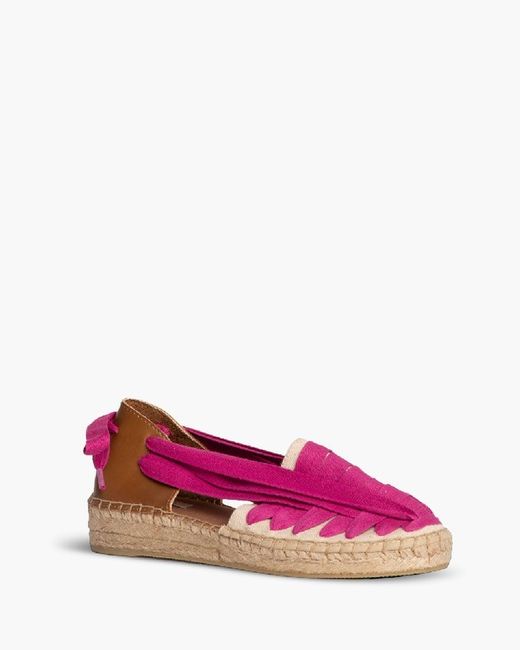 Alpargata Plana Tipo Valenciana Fucsia marca Corina REF. M4320