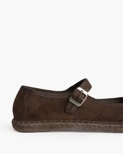 Bailarina Com Fivela e Sola em Juta Castanha marca Corina REF. M6360