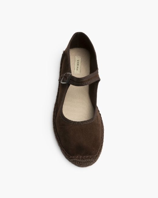 Bailarina Com Fivela e Sola em Juta Castanha marca Corina REF. M6360