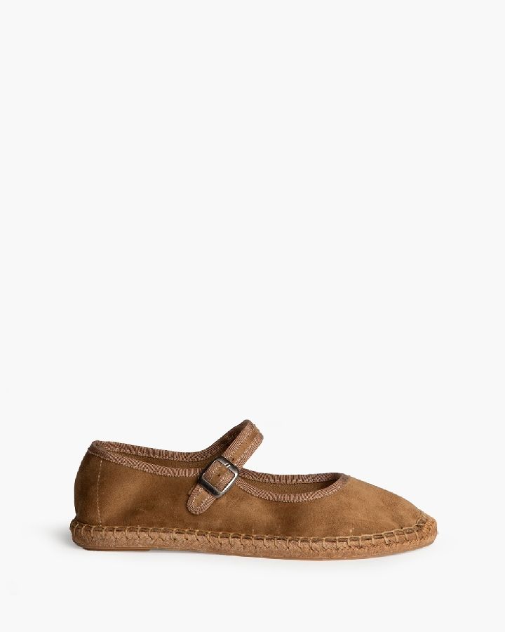 Bailarina Con Hebilla y Suela de Yute Camel marca Corina REF. M6360