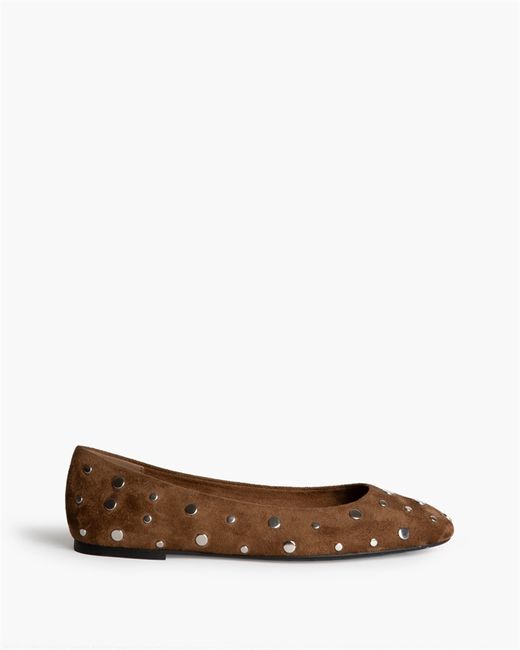 Bailarina Mary Jane Camel Con Tachas marca Corina REF. M6564