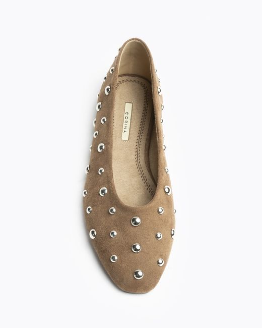 Mary Jean Bailarina com Tachas Camel, marca Corina, REF M5596