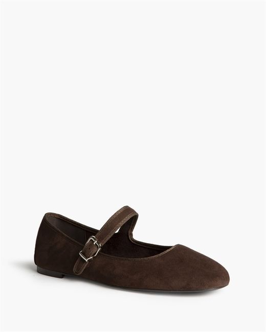 Bailarina Plana con Hebilla Café marca Corina REF. M6570