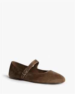 Bailarina Plana con Hebilla Camel marca Corina REF. M6570