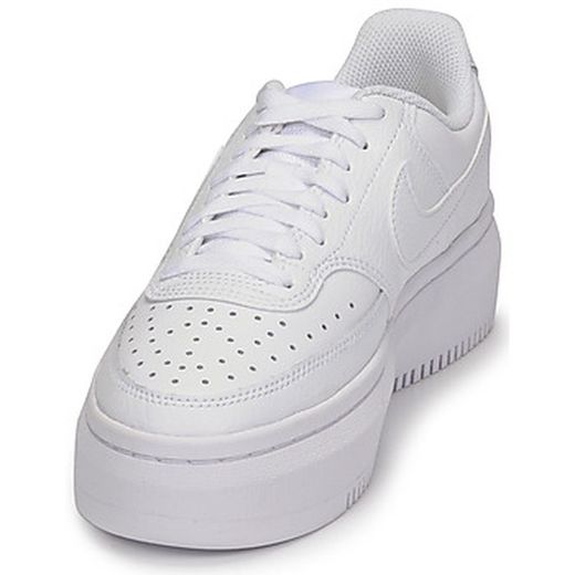 Bamba Nike W Court Vision Alta Ltr Blanco