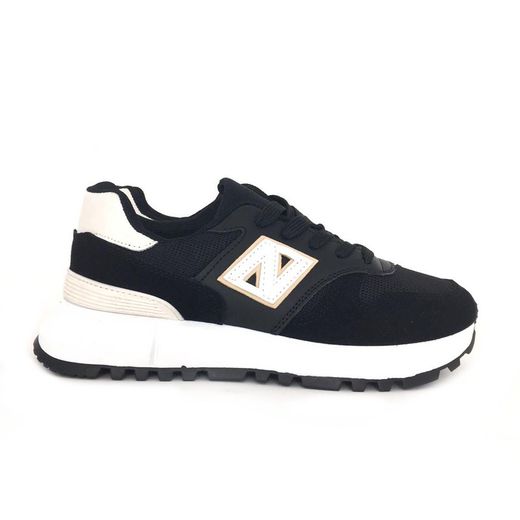 Bamba Tipo New Balance Negro