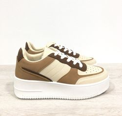 Bambas Air Plataforma Tonos Marron