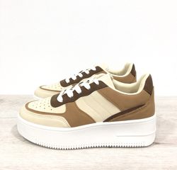 Bambas Air Plataforma Tonos Marron