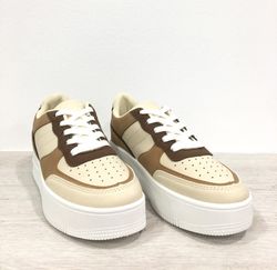 Bambas Air Plataforma Tonos Marron