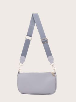 Bolso Bandolera 3 Piezas Gris