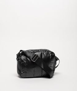 Sac à bandoulière matelassé noir