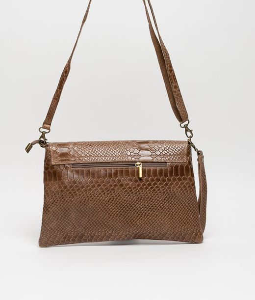 Borsa a tracolla in pelle cammello