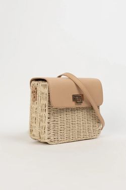 Bolsa Crossbody Lydia Camel Bege