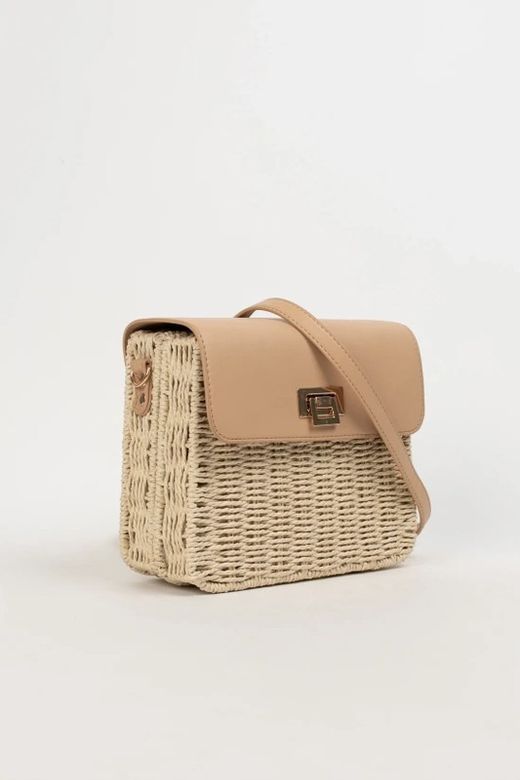Bolsa Crossbody Lydia Camel Bege
