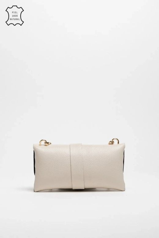 Bolsa tiracolo mini abelha bege