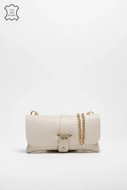 Bolsa tiracolo mini abelha bege