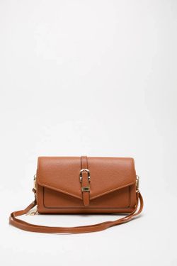 Bolso Bandolera Tipo Monedero Camel