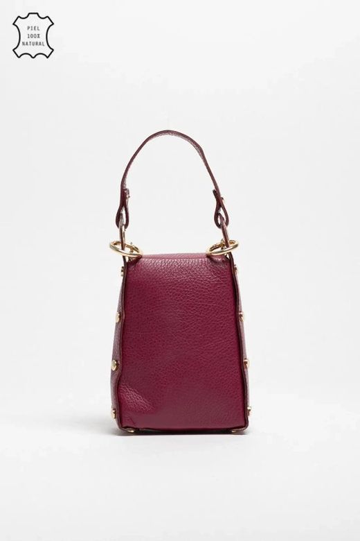 Bolso De Bandolera Y Mano Abeja Burdeos