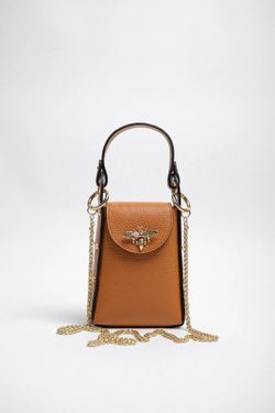 Bolsa de ombro e sacola Bee Camel