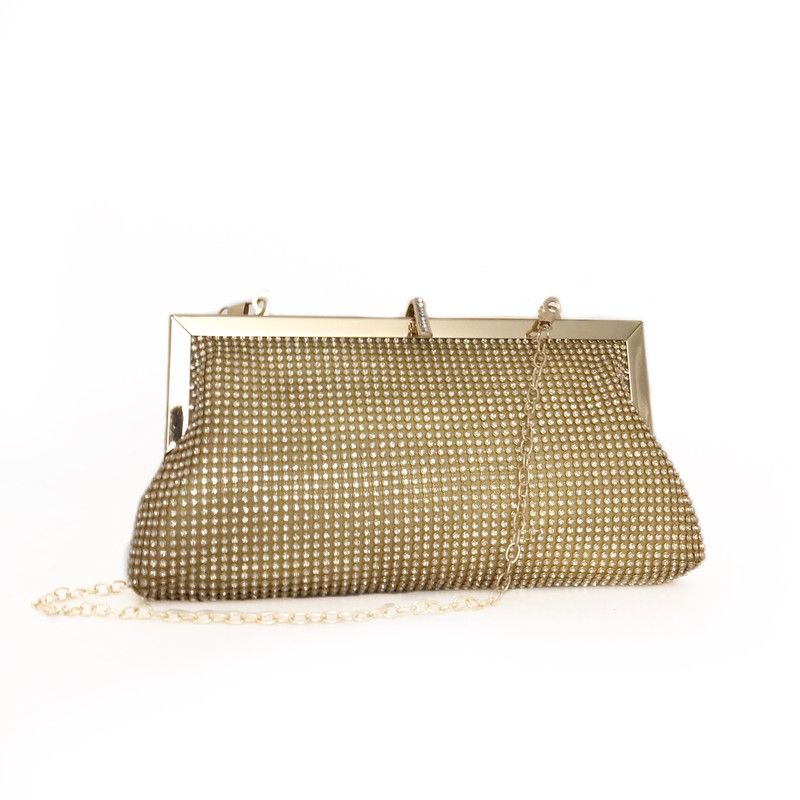 Bolso De Fiesta Diamant Oro