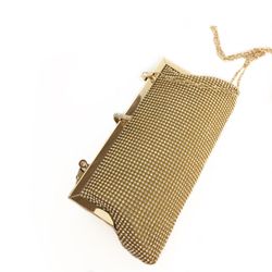 Borsa da festa in oro con diamanti