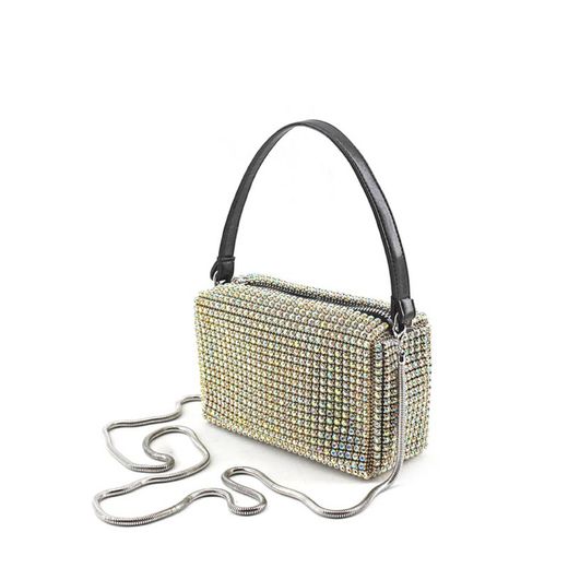 Borsa Per Feste Con Glitter Dorati