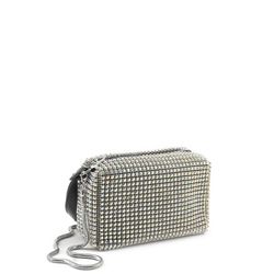 Bolso De Fiesta Glitter Plateado