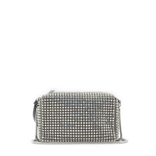 Bolso De Fiesta Glitter Plateado