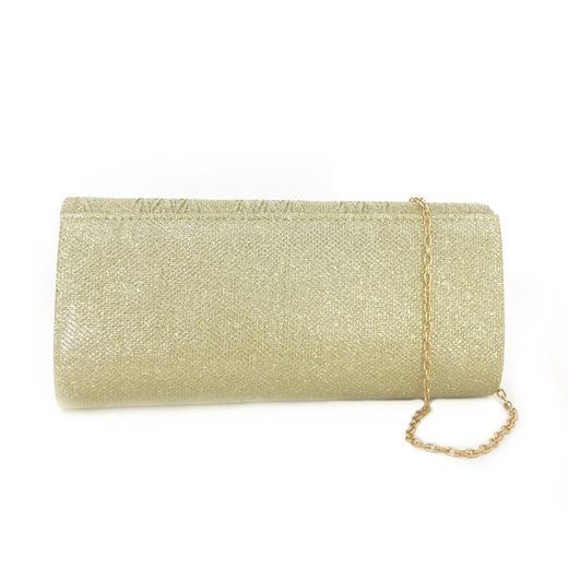 Bolso De Mano Con Cadena Oro