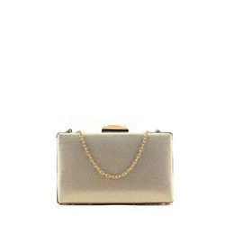 Bolsa De Festa Multicolorida Com Strass - Dourada