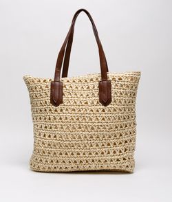 Borsa Leen Beige