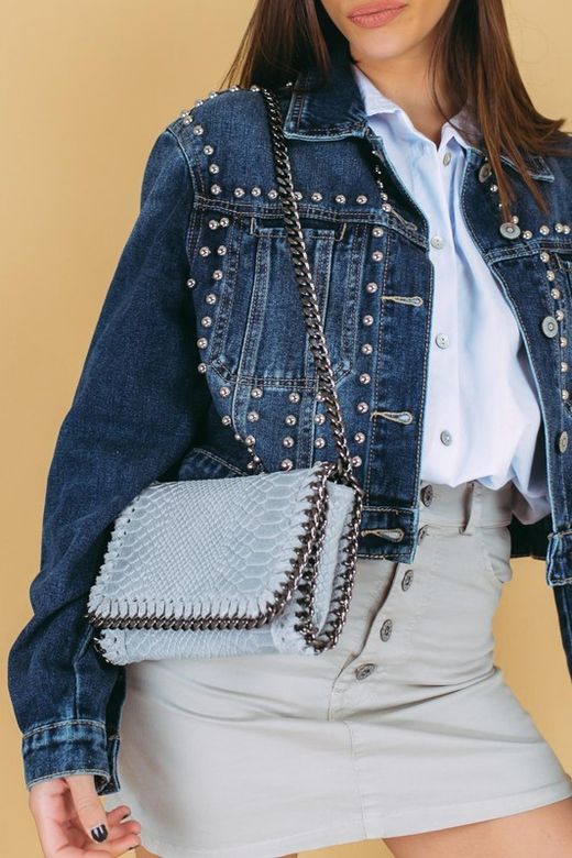 Stella Bag Gray Print