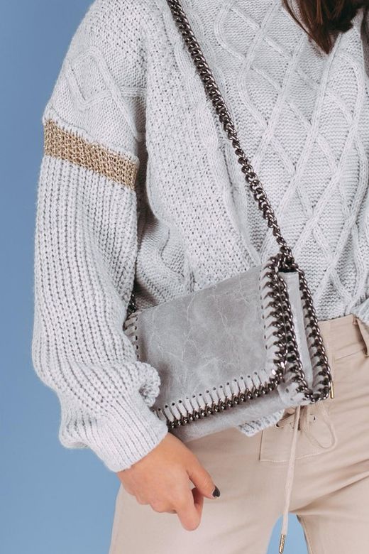 Bolso Stella Gris Claro