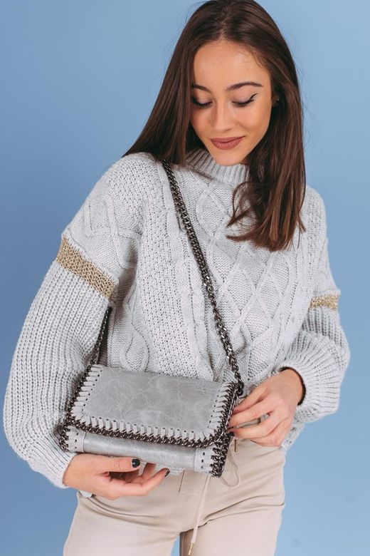 Bolso Stella Gris Claro