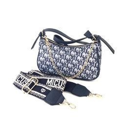 Bolso Tipo Dior Azul Marino