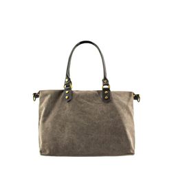 Bolso Tipo Saco De Lona Personalizable Café