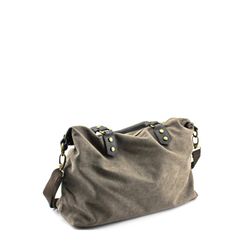 Bolso Tipo Saco De Lona Personalizable Café