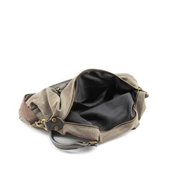 Bolso Tipo Saco De Lona Personalizable Café