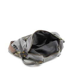 Bolso Tipo Saco De Lona Personalizable Gris